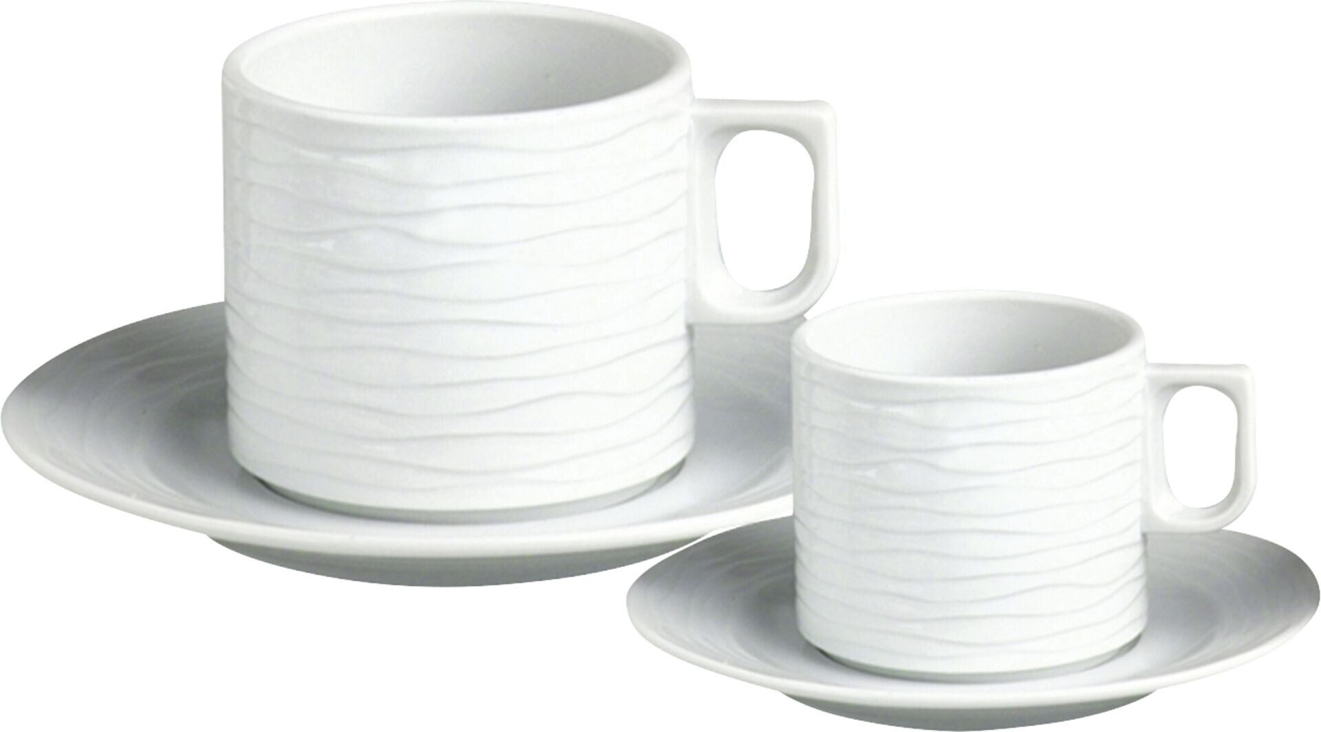 Hotelporzellan "Curved" Tasse Obere Espresso