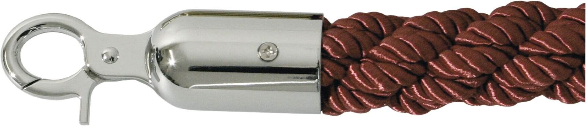 Verbindungskordel rot, mit Chromenden