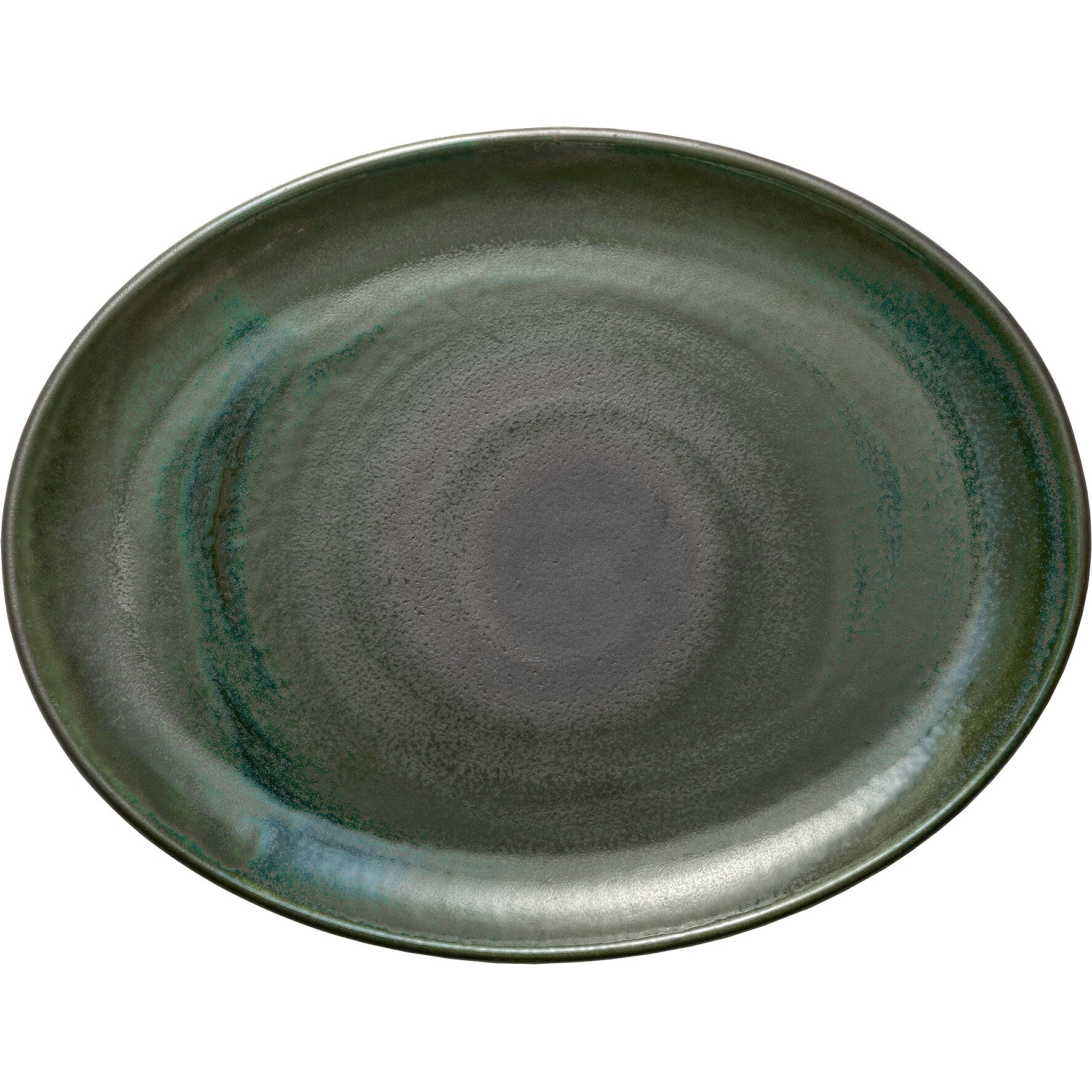 Perfect Match, Coupplatte oval 361 x 281 mm Avocado 