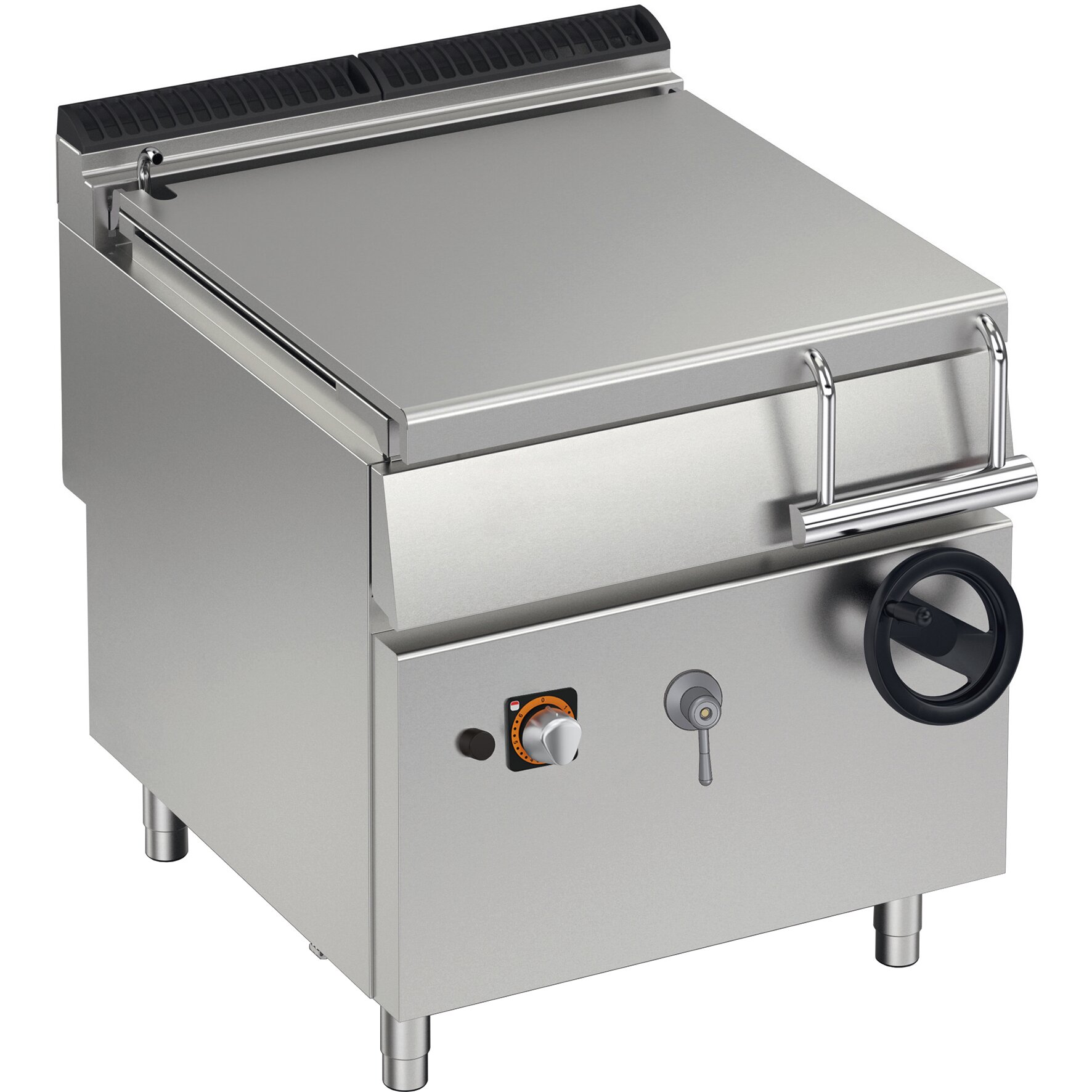 Gas-Kippbratpfanne, 43 l, manuelle Kippung