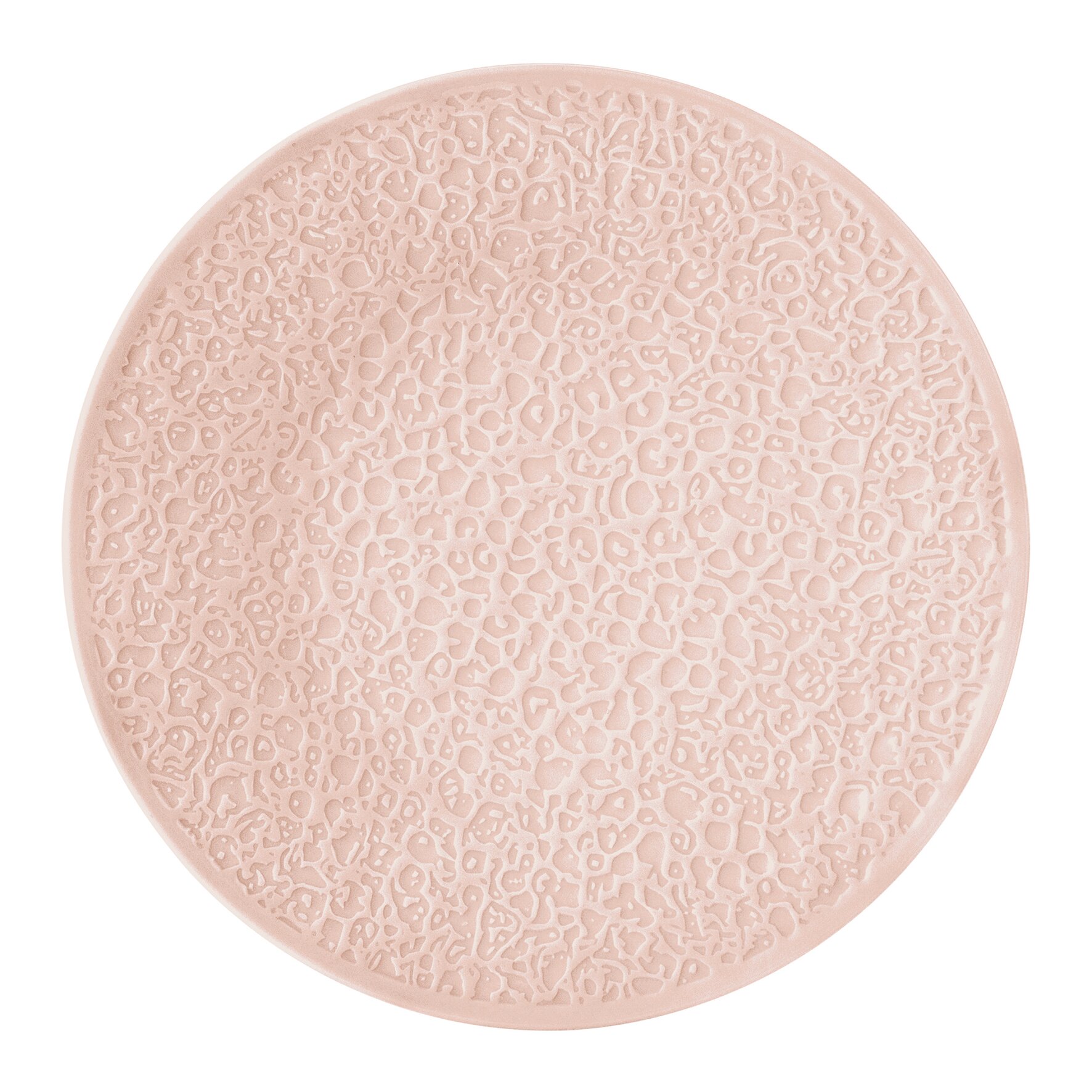 Nori, Teller flach mit Relief ø 282 mm rosé