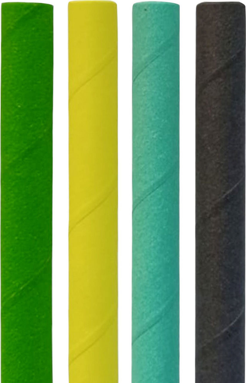 Trinkhalme aus Papier Jumbo farbig gemischt "Ocean" 20cm