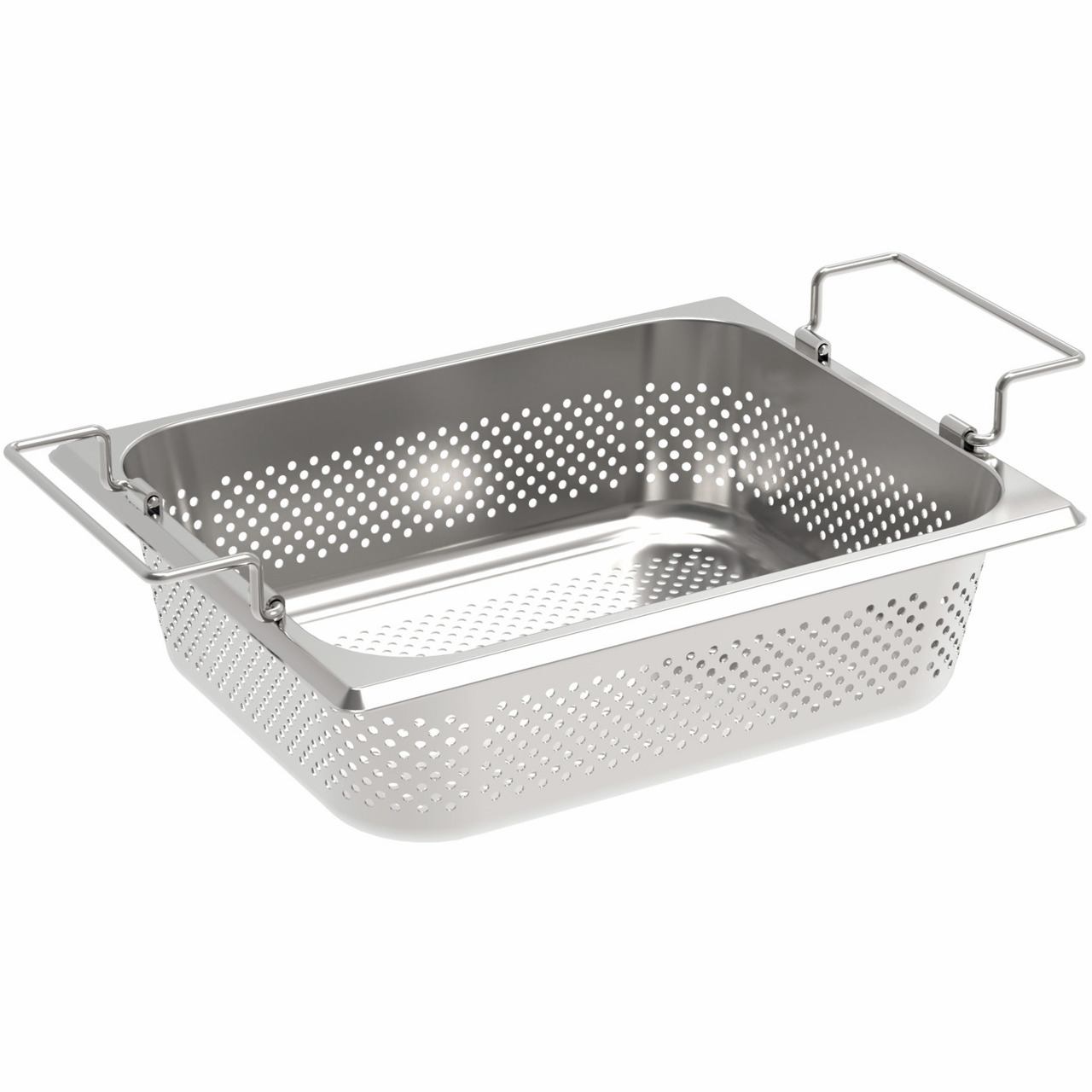 GN-Behälter GN 1/2 Typ 12094K / 325 x 265 x 90 mm gelocht + Stapelgriff