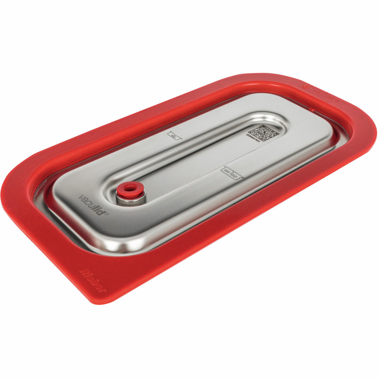 GN-Deckel GN 1/3 vaculid mit roter Silikondichtung