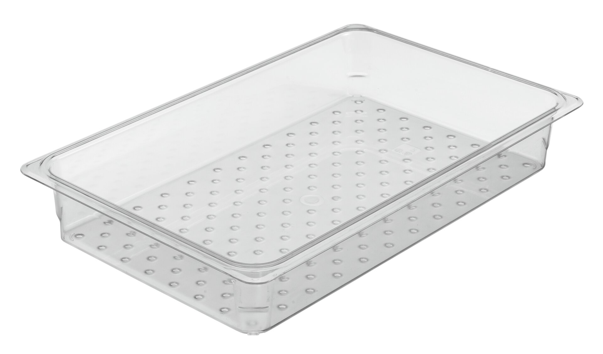 GN-Abtropfeinsatz, GN 1/1, H= 76 mm, Polycarbonat transparent