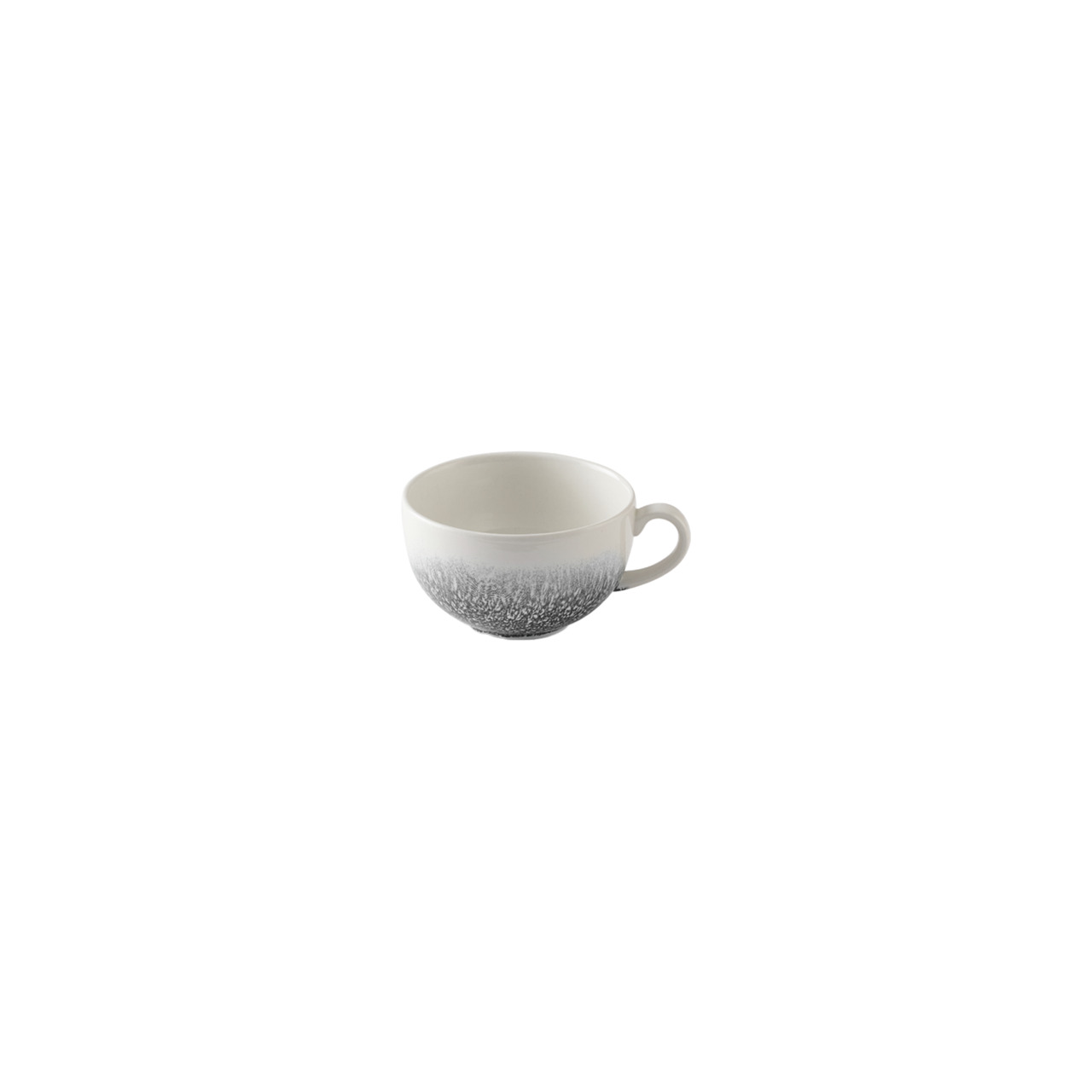 Studio Prints Raku, Cappuccino-Tasse 65 mm hoch / 0,34 l Quartz Black