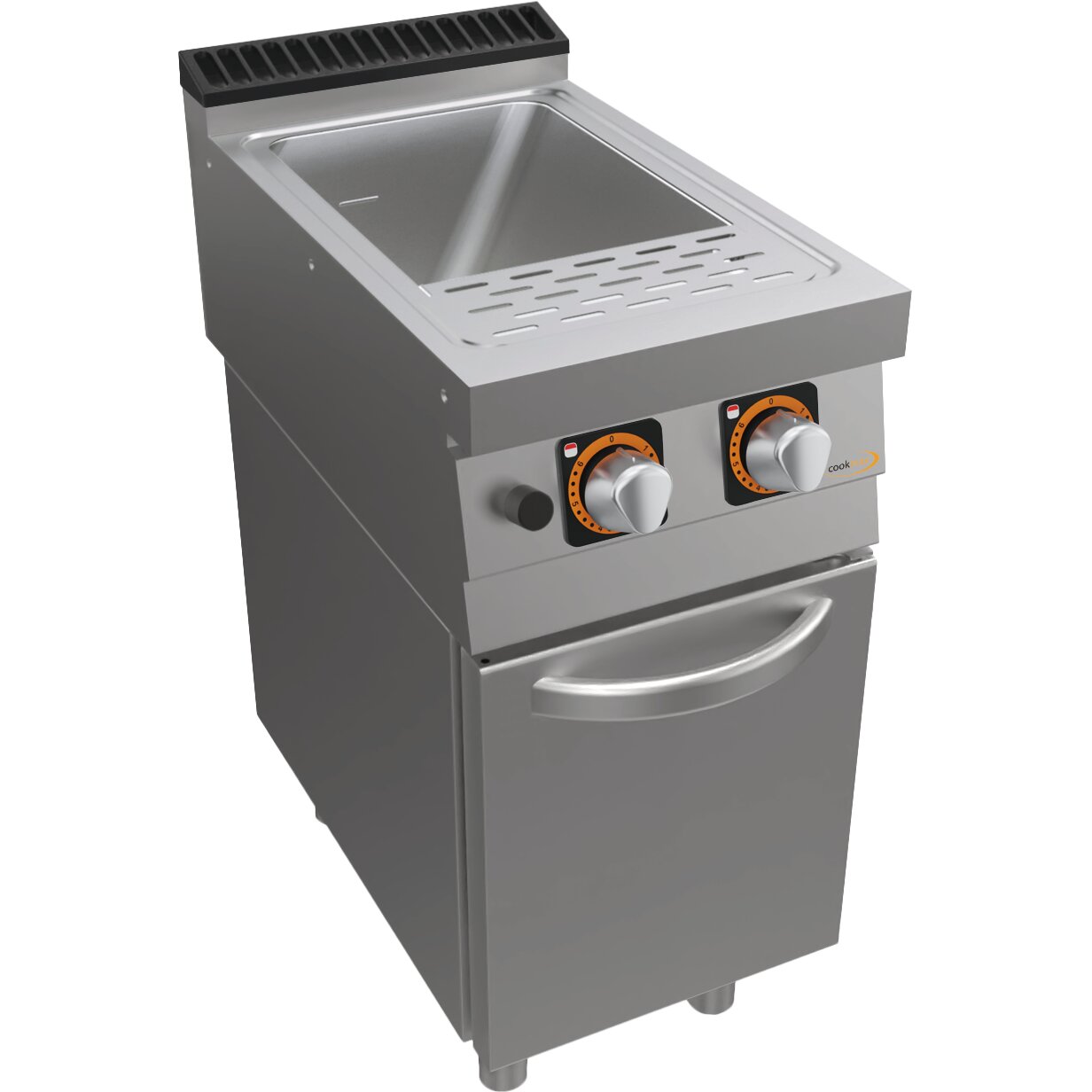 Gas-Nudelkocher, 1 x 26 l, Unterbau mit Tür