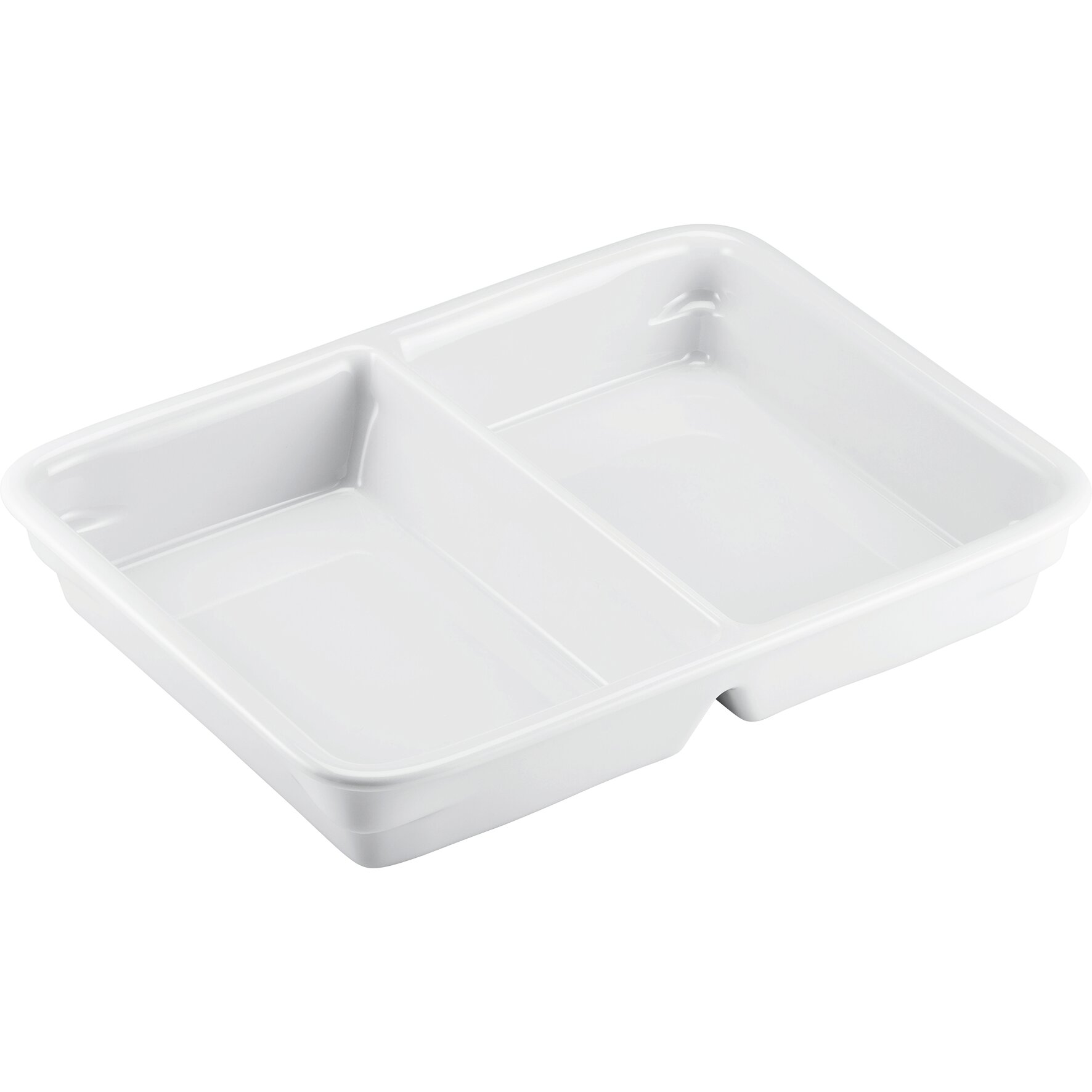 Schale 1/2 geteilt 235 x 175 x 40 mm