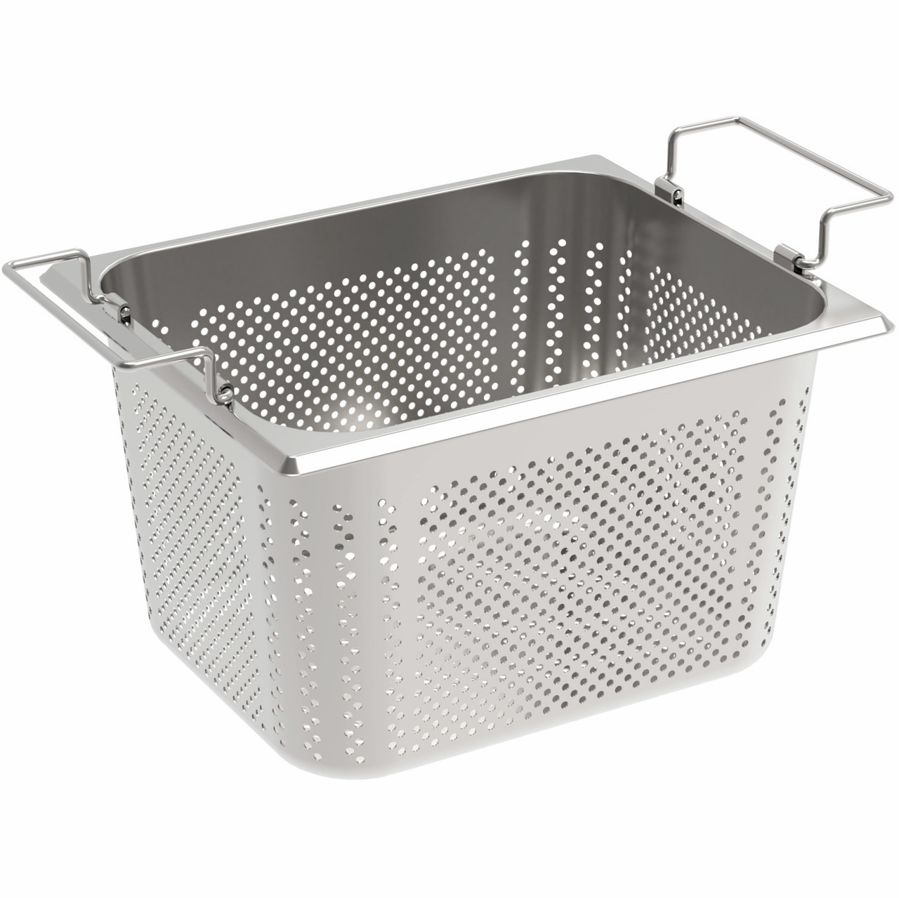 GN-Behälter GN 1/2 Typ 12194K / 325 x 265 x 190 mm gelocht + Stapelgriff