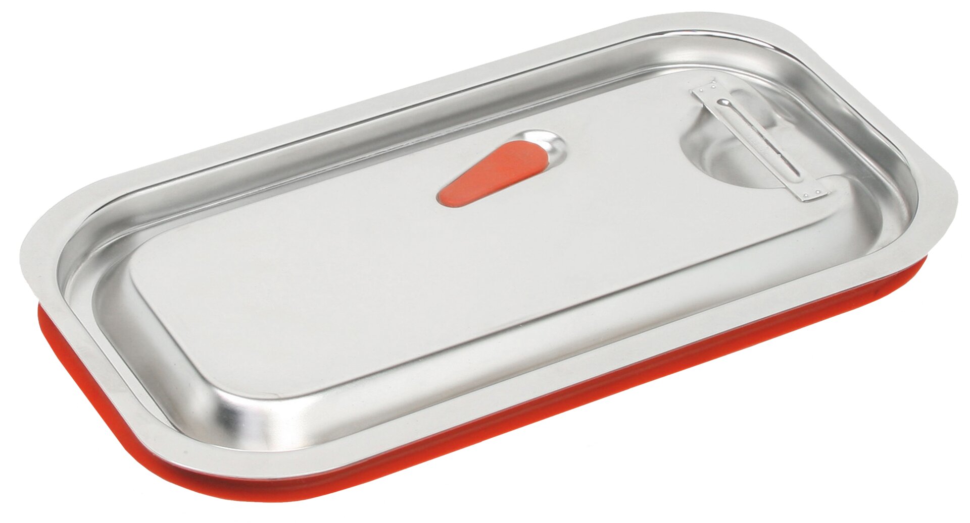 GN-Deckel, GN 1/3, 325 x 176 mm, mit Gummidichtung, Edelstahl