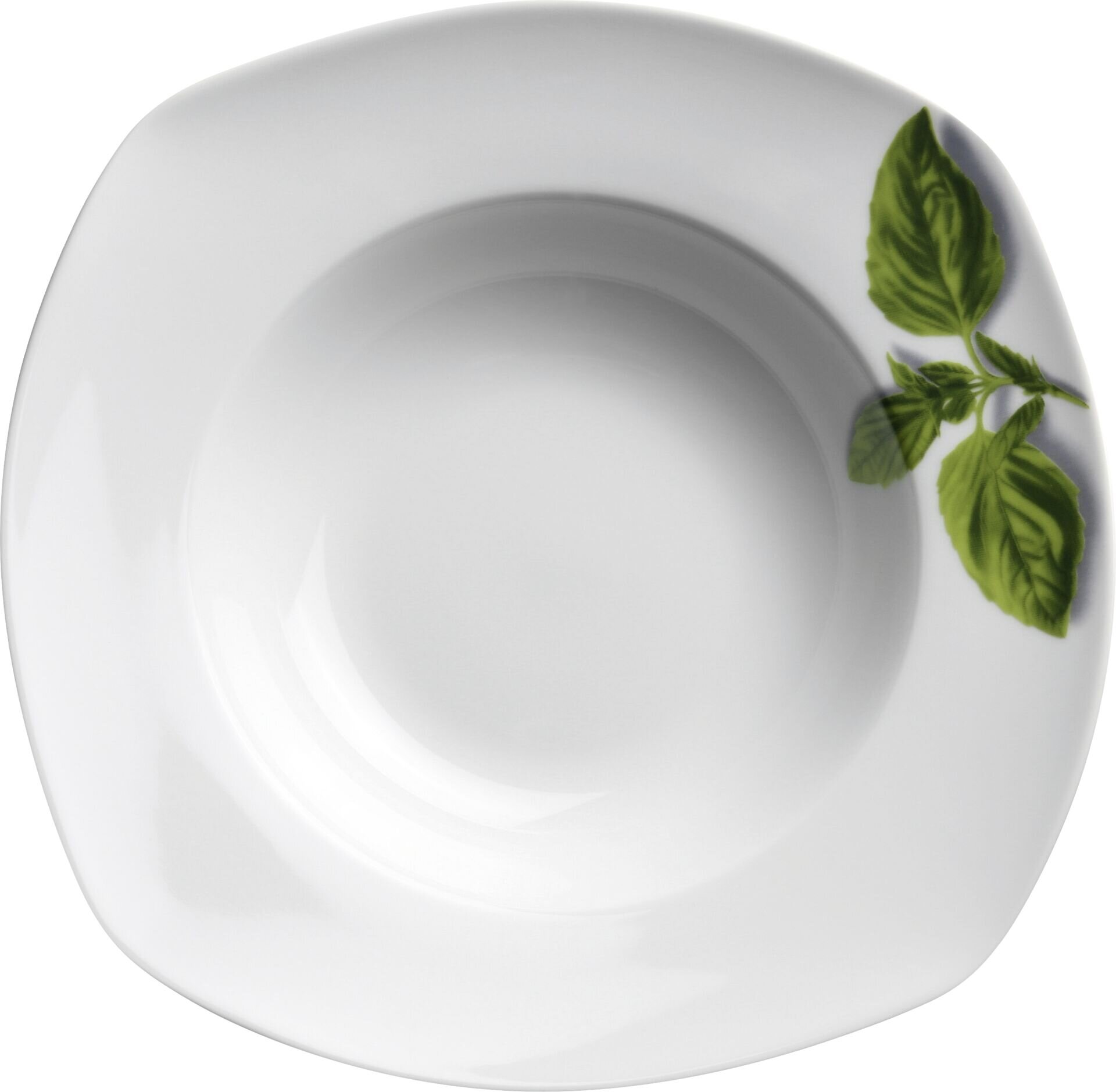 Pastateller "Basilikum" Ø 30 cm, quadratisch