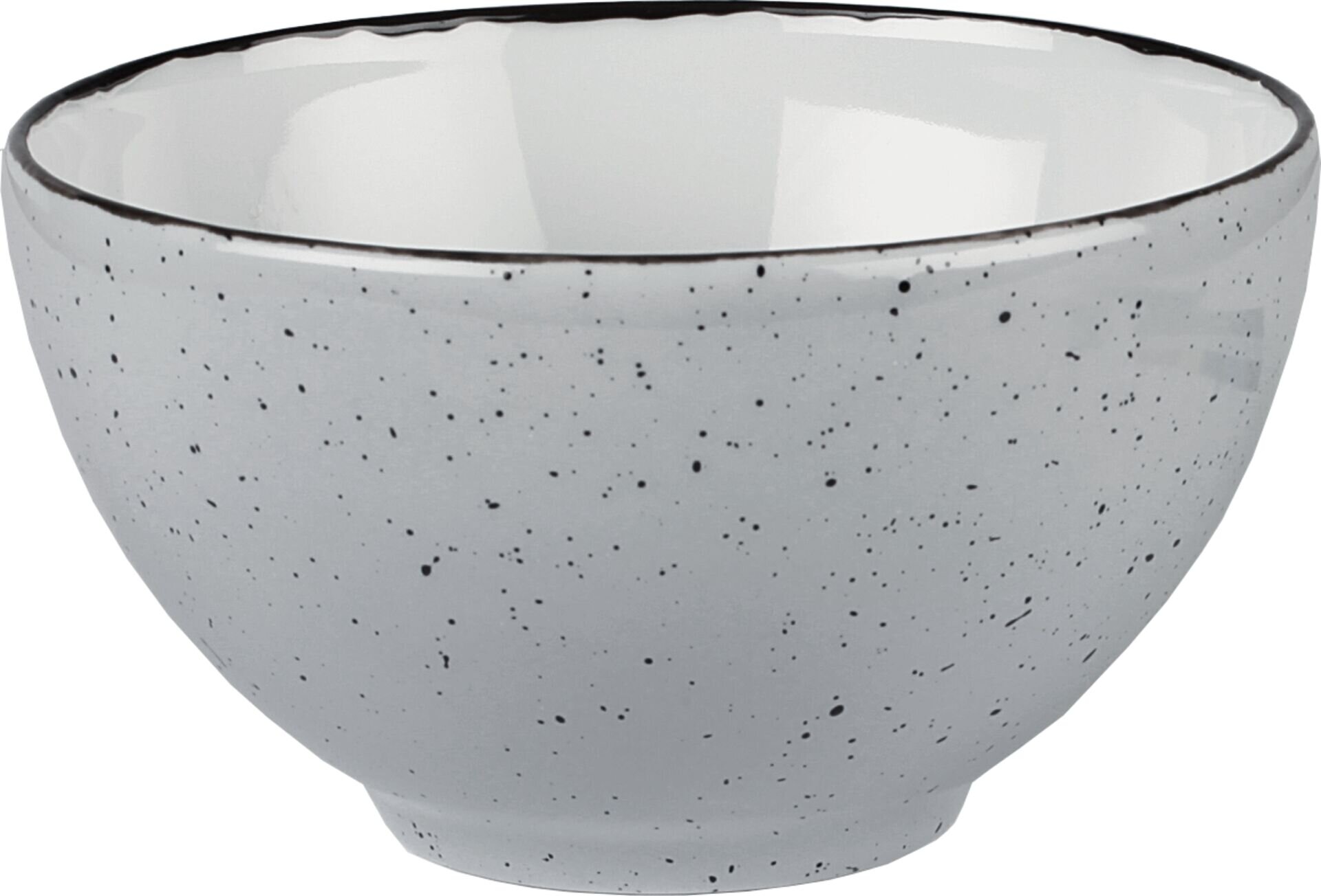 Porzellanserie "Granja" grau Schale, 14 cm