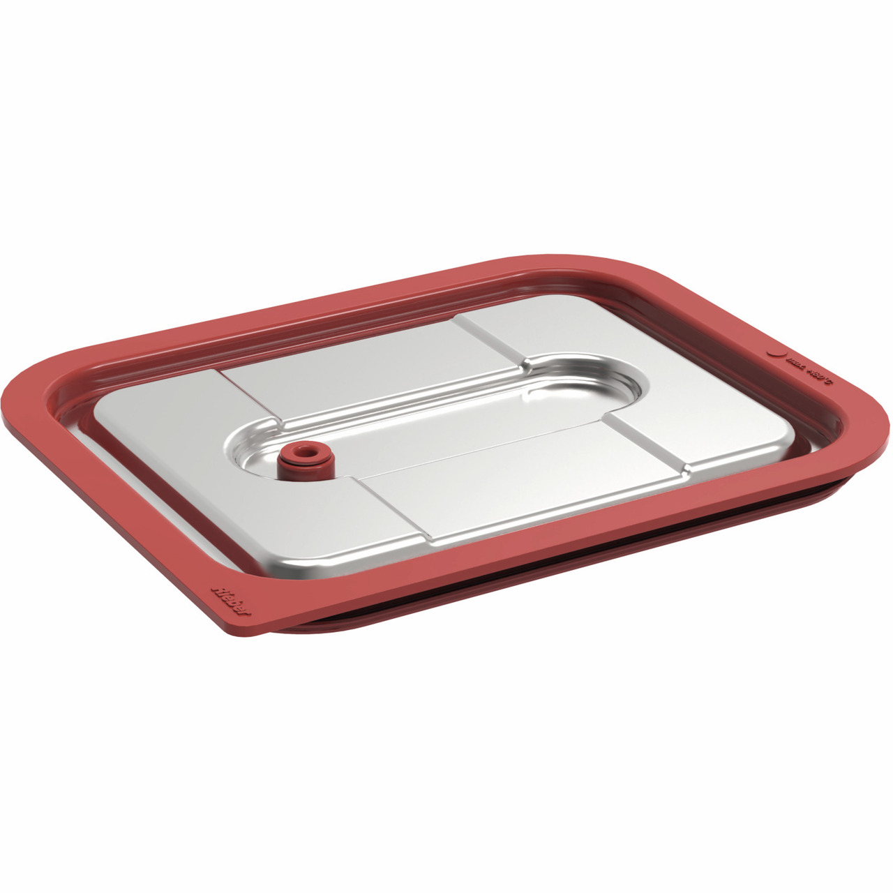 GN-Deckel GN 1/2 vaculid mit roter Silikondichtung