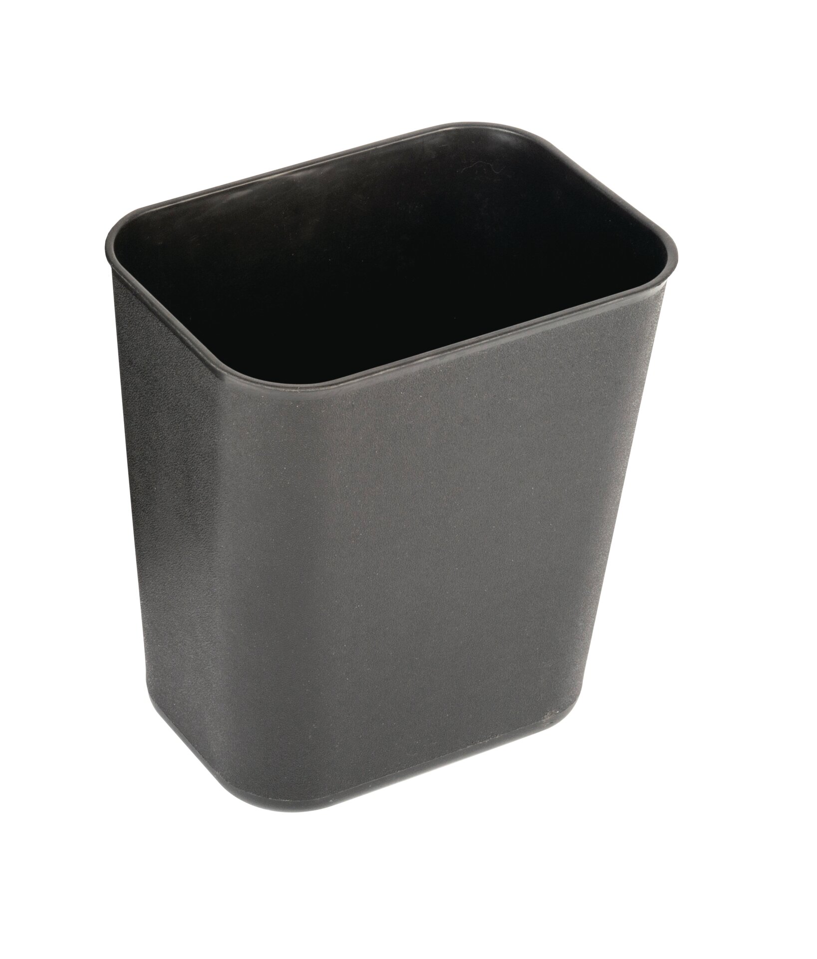 Abfallbehälter, 6,6 l, eckig, schwarz