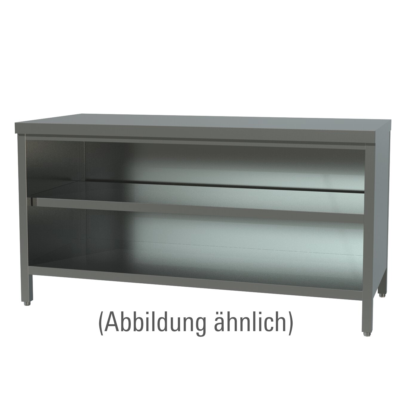 Arbeitsschrank offen ohne Aufkantung 1500 x 700 x 850 mm