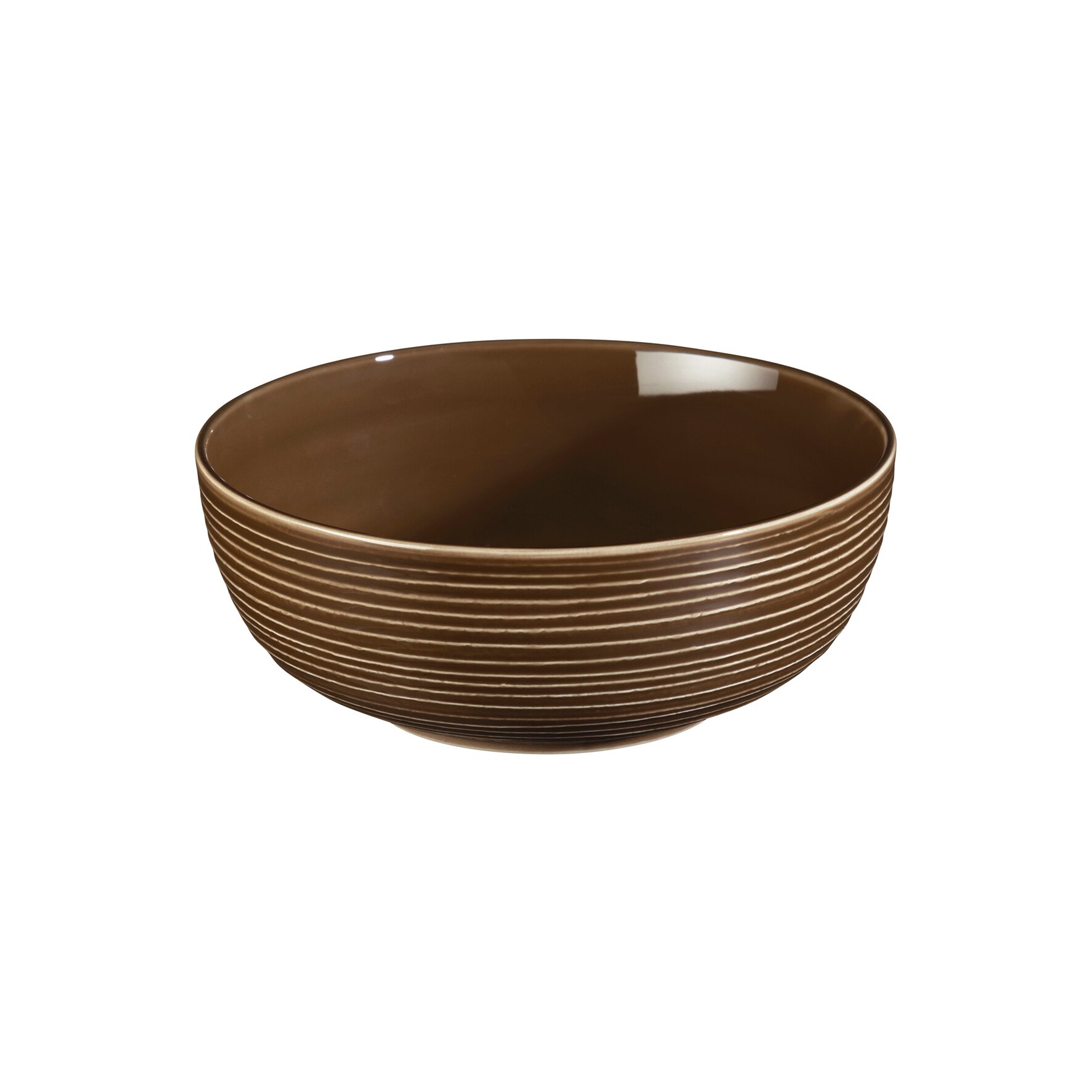 Terra, Foodbowl mit Relief ø 204 mm / 1,72 l erdbraun