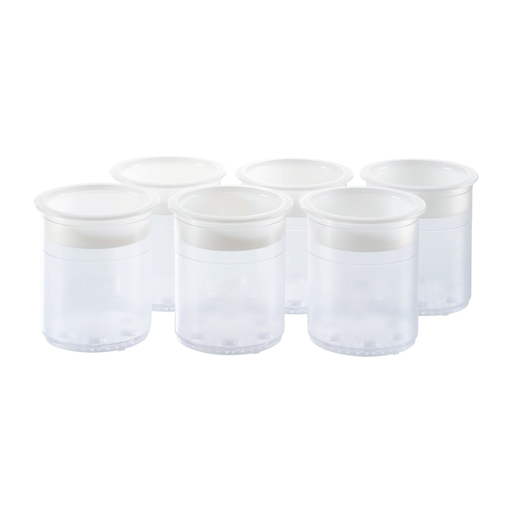 Kunststoff Pacossier-Becher / 6 Stück