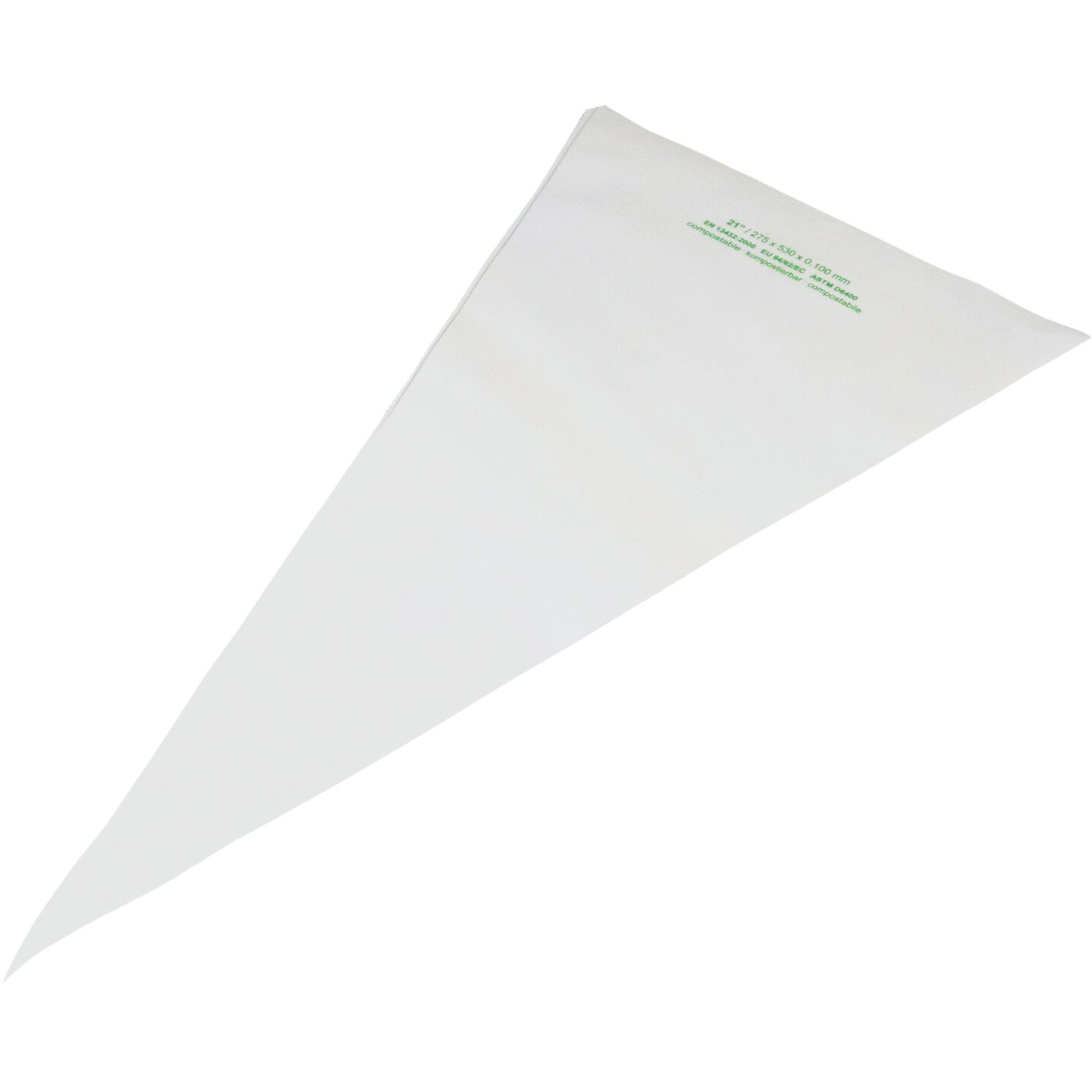 Einweg-Spritzbeutel – gerollt „kompostierbar“ / 72 Stück pro Box